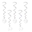 Wedding Hanging 38-Inch Whirls 5 Per Pack