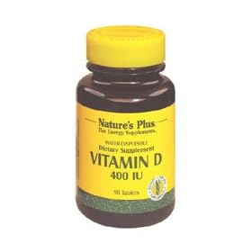 Natures Plus Vitamin D 400 IU - 90 Water-Dispersible Tablets