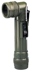 Olive Drab Army Style C-Cell Angle head Flashlight