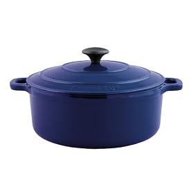 Paderno World Cuisine 6.25 Inch Blue Round Dutch Oven by Paderno World Cuisine