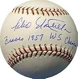 Felix Mantilla Autographed/Hand Signed MLB Baseball with 57 WS Champs Inscription