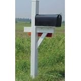 Basic Vinyl Mailbox Post