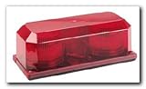 31ZA646H50L. SL160  Wolo   Priority 2 Mini Bar Warning Light, Red, Magnet Mount