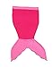 Mermaid Tail Fin Blanket Kids Soft Fleece Girls Pink Cozy Sleep Sack Sleeping Bag Blankie