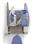 Spectrum Diversified Ironing Board Holder with Basket in White