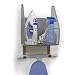 Spectrum Diversified Ironing Board Holder with Basket in White