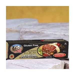 Gluten Free Brown Rice Lasagna with Golden Milled Flax Seed by Hodgson Mill