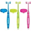 Quadbrush Pet Toothbrush with Holder - Cat - Pink
