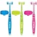 Quadbrush Pet Toothbrush with Holder - Cat - Pink