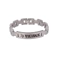 Mens NFL Titanium Bracelet - Vikings