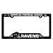 All Products : Baltimore Ravens Black Plastic License Plate Frame