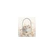 Ivory Diamonds Flower Girl Basket