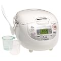 Zojirushi NS-ZCC18 10-Cup Neuro Fuzzy Rice Cooker and Warmer, Premium White