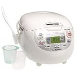 Zojirushi NS-ZCC18 10 cup Neuro Fuzzy Rice Cooker and Warmer In Premium Whiteby Zojirushi