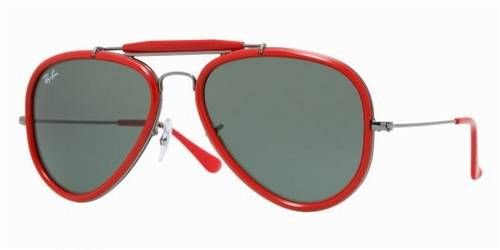 Ray-Ban 3428 Outdoorsman Road Spirit Gunmetal Weiß 004 58mm