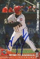 Ryan Fitzgerald, Lansing Lugnuts - Cubs Affiliate, 2004 Grandstand Autographed Card