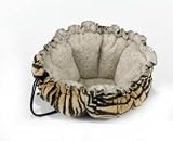 Bowser Buttercup Cat Bed- Safari Microvelvet/ Berber