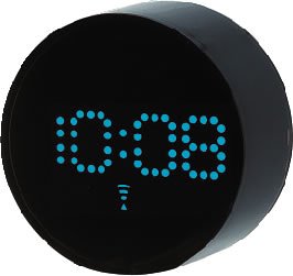 I.D.E.Ainternational 電波LEDドットアラームクロック LCR030-BL LCR030-BL 2190299