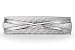 BENCHMARK 14K White Gold 6mm Carved Cross Ring (Sz 4 - 8)