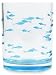 Stotter & Norse Acrylic Blue Fish Double Old Fashioned Glass 13.5 Oz.