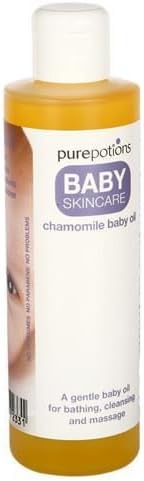 (3 PACK) - Purepotions Chamomile Baby Oil | 200ml | 3 PACK - SUPER SAVER - SAVE MONEY
