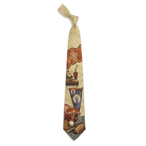 Illinois Fighting Illini Nostalgia 2 Silk Tie