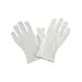 Soft White Lintless Lightweight Cotton Gloves, One Size, Pack of 12 Pairs