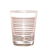 Fiesta White Stripe 14-ounce Glass Double Old Fashion by Fiesta