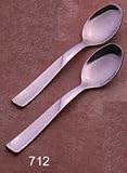 12 Stainless Steel Espresso Spoons 712