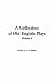 Book A Collection Of Old English Plays