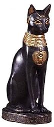 Egyptian Bastet Cat Goddess Statue Ancient Egypt 5069