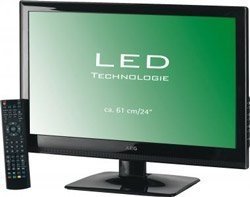 AEG CTV 2402 60,9 cm (24 Zoll) LCD-Fernseher Energieeffizienzklasse A  (LED-Hintergrundbeleuchtung Full-HD DVB-T Tuner) schwarz