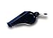 Sporting Goods : Black Plastic Whistle with Black Lanyard