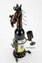 Drinking Horse Wine Holder with Copper Finish