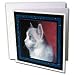Susan Brown Designs Animal Themes - Ragdoll Cat with Stars - Greeting Cards-12 Greeting Cards with envelopes