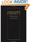 Variety Obituaries 1993-1994: With Index