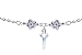 Jewelry : Adjustable Dual Flower and Key Dangle BELLY CHAIN