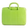 Baekgaard New Leather Powerbook Laptop Sleeve Carry Tote - Designed by Vera Bradley - Apple Green