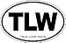 True Love Waits Black & White Oval Magnet