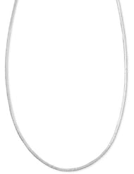 Giani Bernini Sterling Silver Necklace, 20" Square Snake Chain
