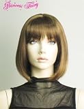 「ウィッグ ショートボブ イエローブラウン 801-4-27 フルウィッグ コスプレウィッグ」の画像