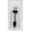 CableJive iStubz Sync/Charge Cable for iPod and iPhone (Black - 7cm)