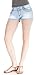 Angels Jeans Triple Button Denim Short Shorts in Leah