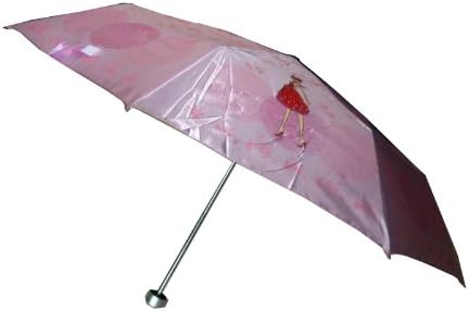 Uv Compact Folding Umbrella (pink)