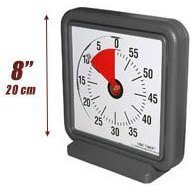 TIMER TIMER 8 INCH NEW MODEL WITH AUDIBLE OPTION