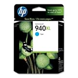 Hewlett Packard No 940xl Cyan Ink Cartridge Typical Print Yield 1400 Page Technology Inkjet