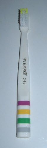 Piave Linear Junior Toothbrush- Made in Italy, White