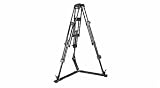 Bogen - Manfrotto 515MVB Lightweight 2-Stage Pro Video Tripod Legs - 100mm Interface Bowl - Black Anodized