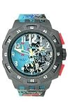 Swatch Chrono Plastic Funky Words Multi-Color Dial Men's Watch #SUIB406