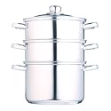 Stainless steel 3 tier steamer